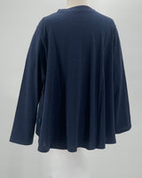 Basco Long Sleeve Top, Navy