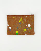 Splatter Meadow Leather Pouches