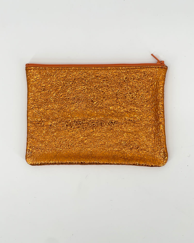 Medium Zip Leather Pouches