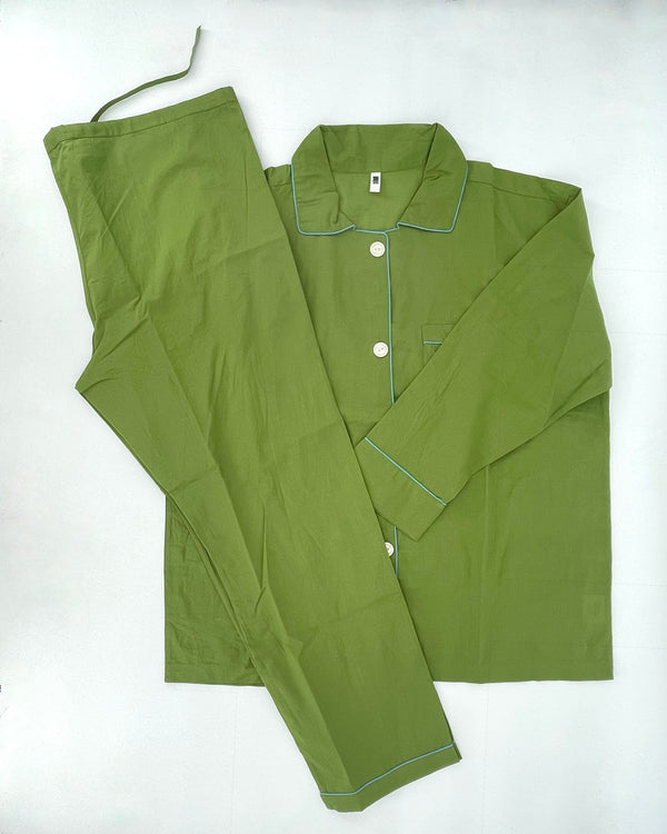 Oversize Pajama Set, Spring Onion