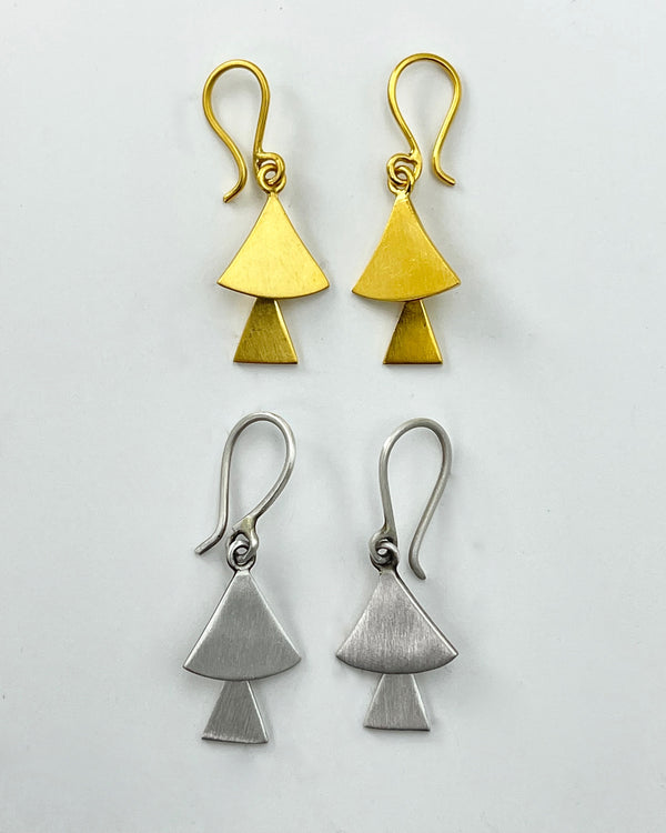 Short Fan Cascade Earrings