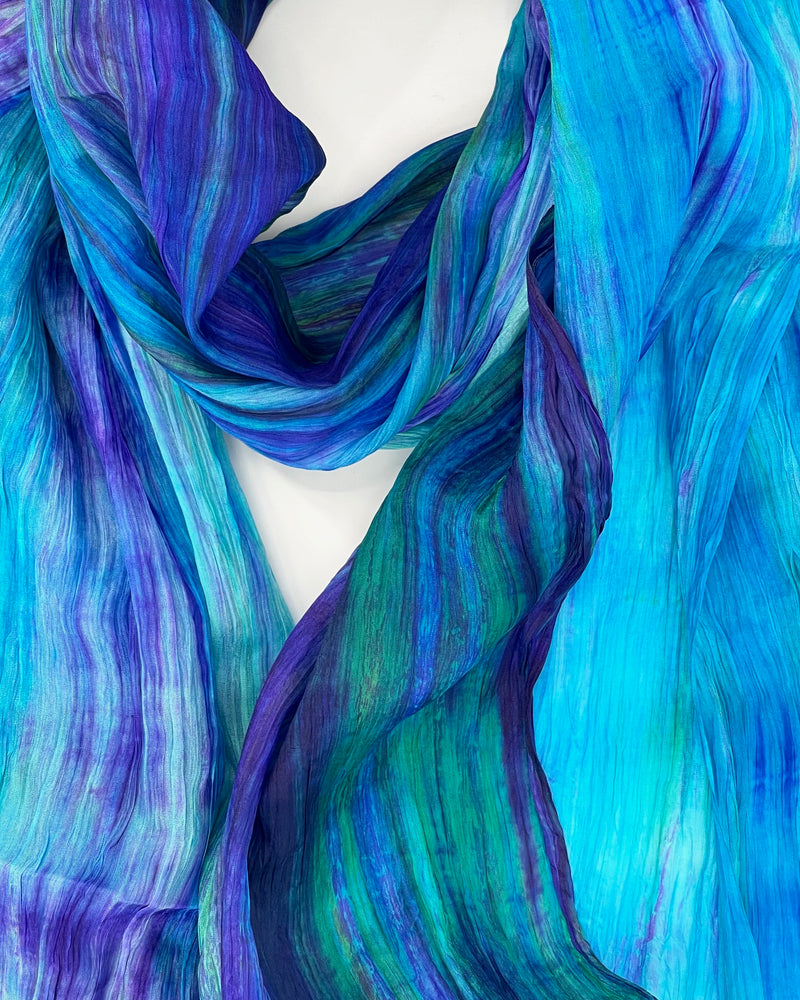 Silk Watercolor Scarves