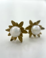 Annette Ferdinandsen Waterlily Blossom Stud Earrings