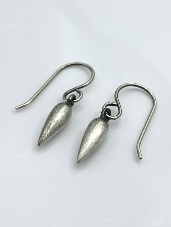 Lorelei Hamm Small Silver Earrings on Wires