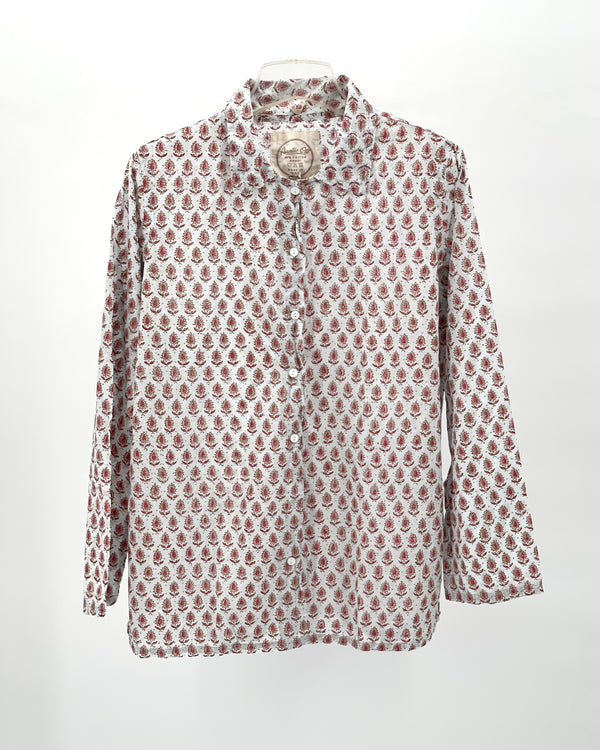 Little Flower Cotton Shirt
