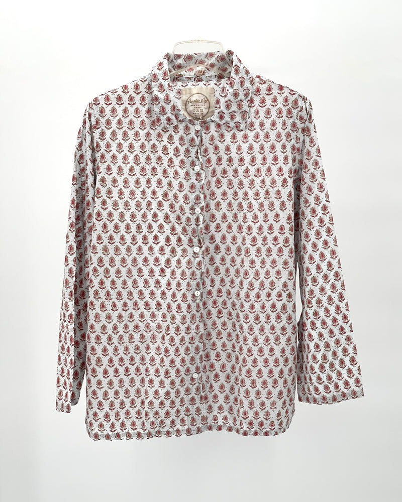 Little Flower Cotton Shirt