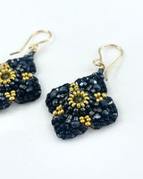 Miguel Ases Black Clover Earrings