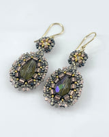 Miguel Ases Grey Drop Earrings