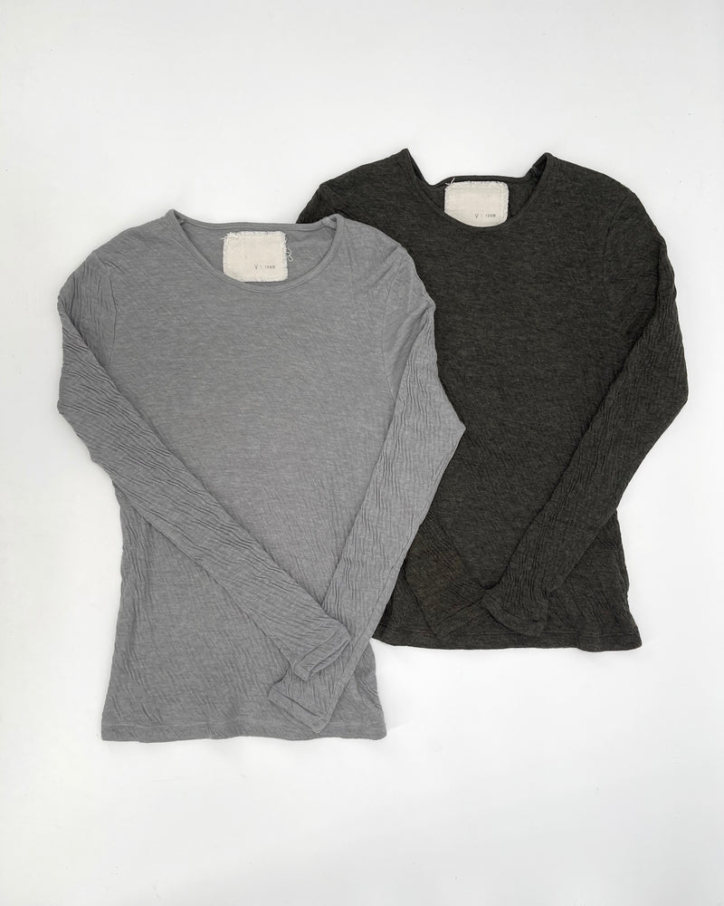 Hi-Soft Double Faced Long Sleeve Tops