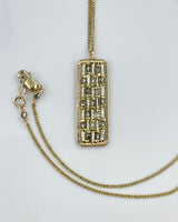 Dana Kellin Pewter Mix Pendant Necklace