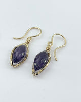 Dana Kellin Purple Quartz Drop Earrings
