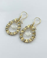 Dana Kellin Shell Mix Teardrop Earrings