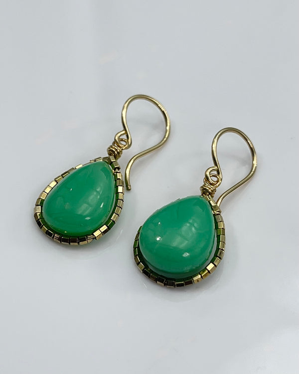 Dana Kellin Chrysoprase Earrings