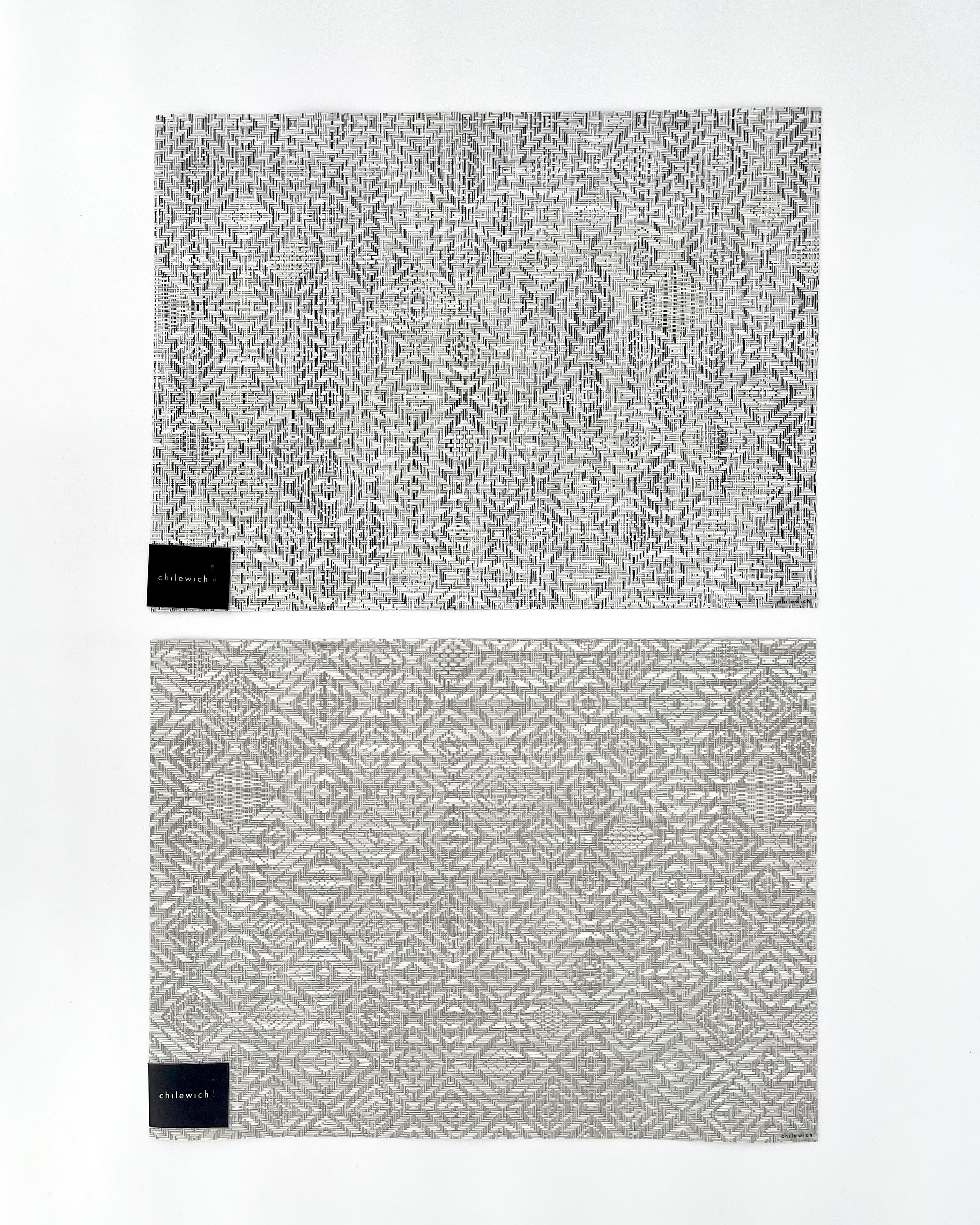 Chilewich Mosaic Compact Rectangle Placemats MOTTO Harvard Square