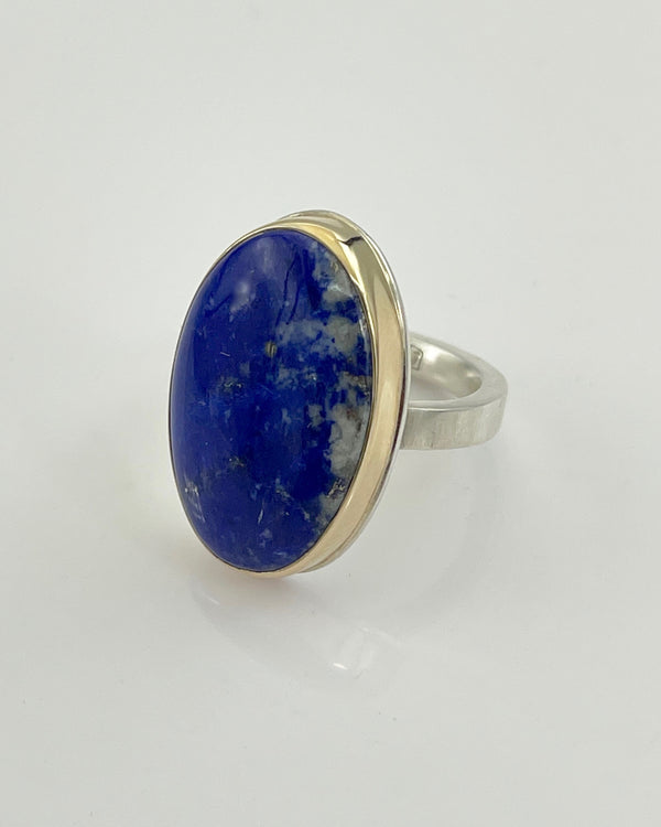 Jamie Joseph Oval Lapis Ring