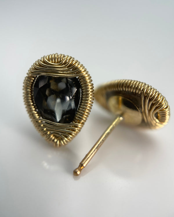 Dana Kellin Silver Night Crystal Earrings