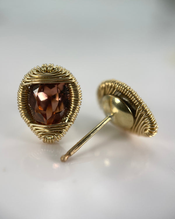 Dana Kellin Blush Crystal Earrings