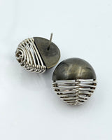 Biba Schutz Bronze & Silver Earrings