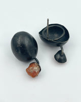 Biba Schutz Fire Opal & Silver Earrings