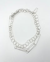 Biba Schutz Circle & Rectangle Necklace
