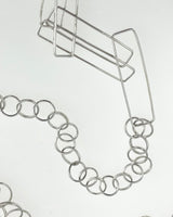 Biba Schutz Circle & Rectangle Necklace