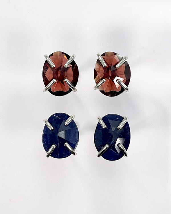 Melissa Joy Manning Silver Freeform Stud Earrings