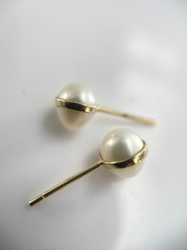 Melissa Joy Manning 14K Pearl Post Earrings