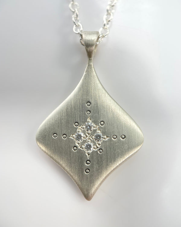 Adel Chefridi Silver Night Pendant