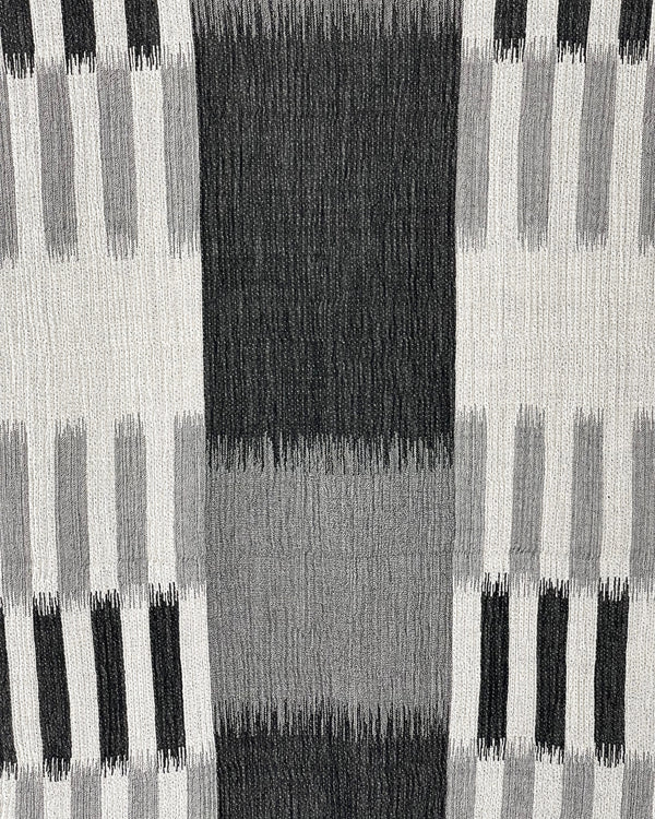 Nuno Jacquard Kasuri Wool Scarf