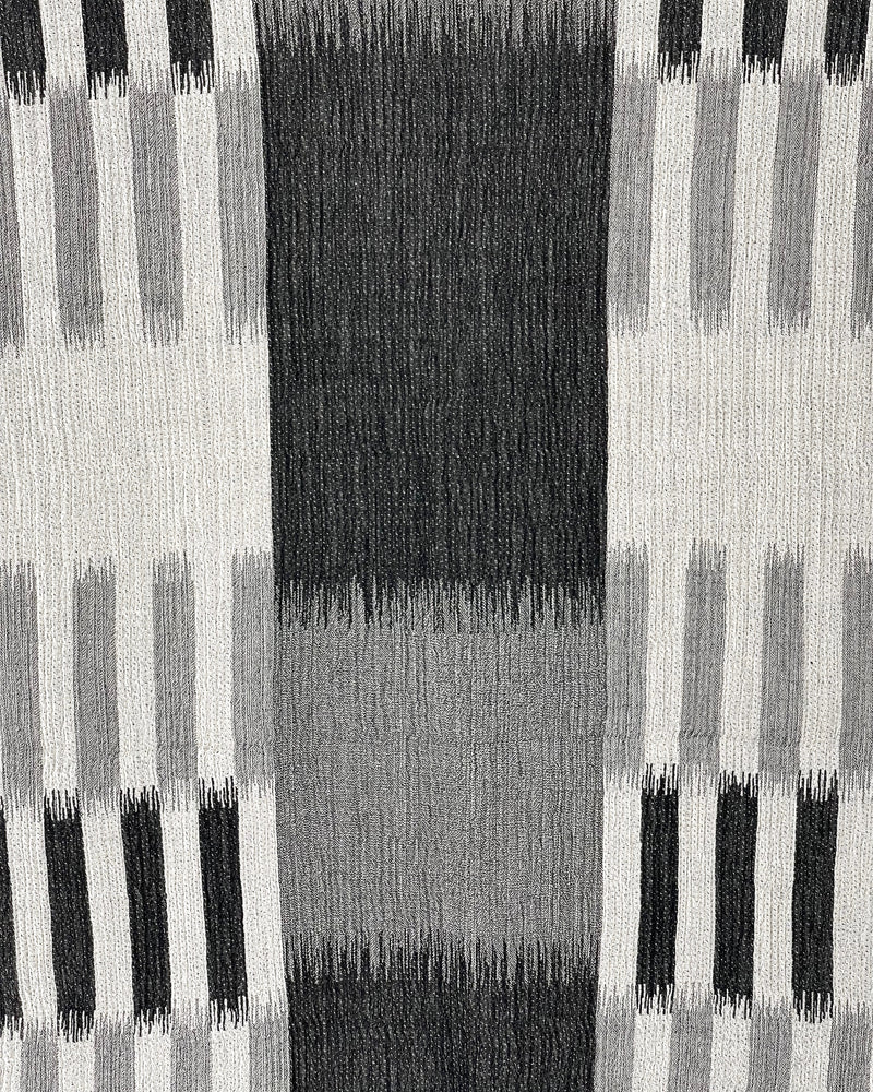 Nuno Jacquard Kasuri Wool Scarf