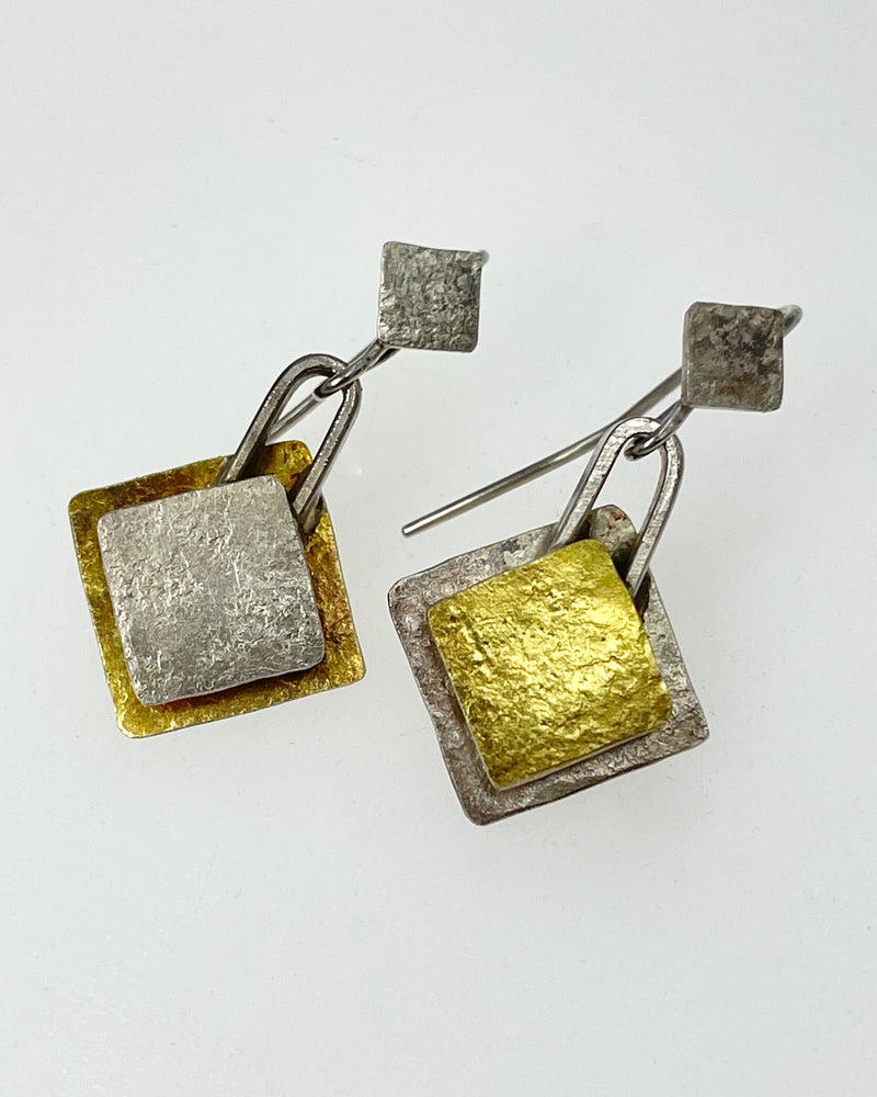 Biba Schutz Bi-Metal Earrings