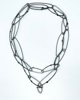 Biba Schutz Oxidized Ovals Necklace