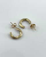 Sarah McGuire 10 kt. Chunky Bias Hoops