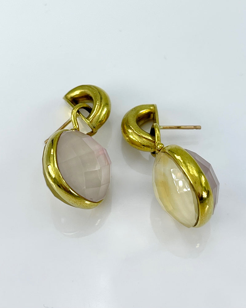 Vaubel Two Stone Reversible Earrings