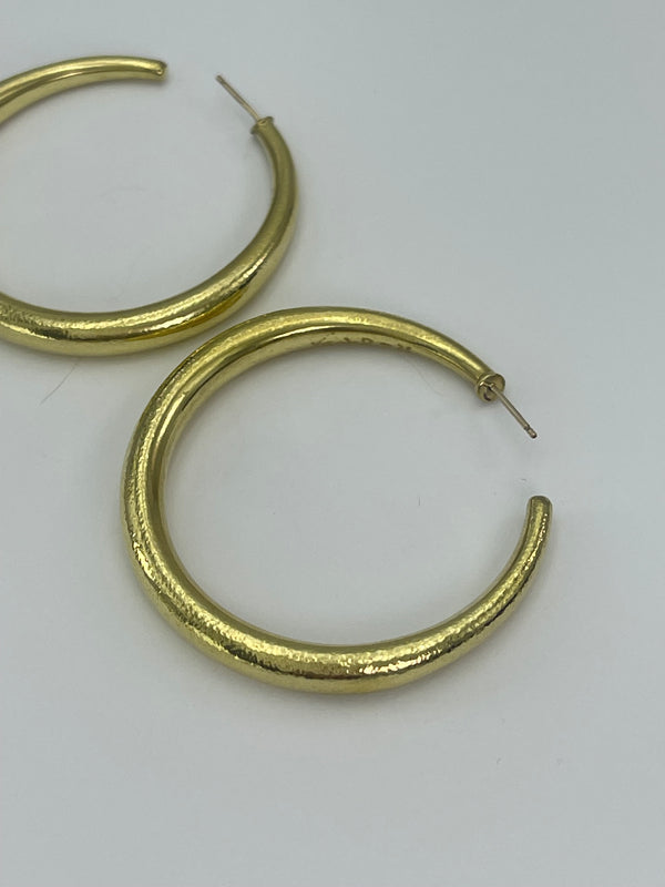 Medium Thin Hoop Clip Earrings
