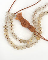 Lena Skadegard Gold Rutilated Quartz Necklace