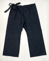 Wide Leg Japan Blue Denim Pants