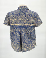 Catherine André Wax Blue Cotton Shirt