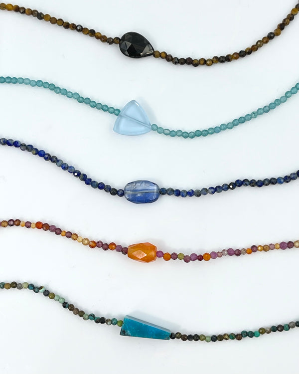 Margaret Solow Skinny Stone Bracelets