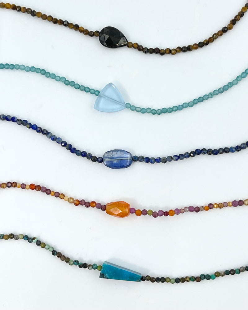 Margaret Solow Skinny Stone Bracelets