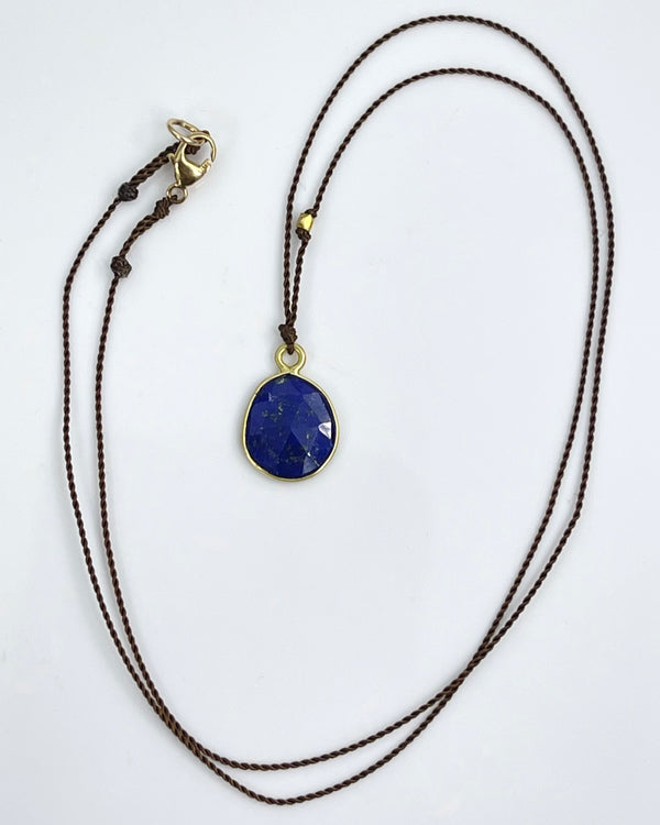 Margaret Solow Lapis Necklace