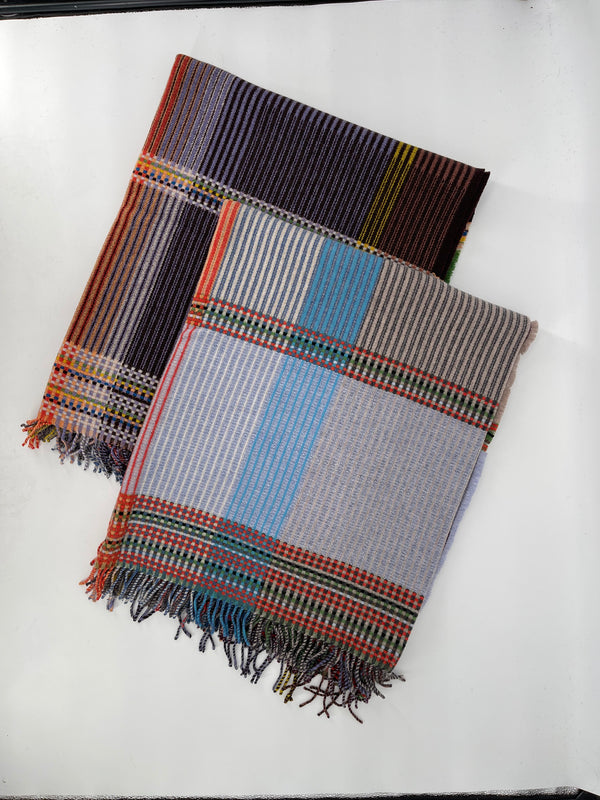 Pinstripe Wool Throws