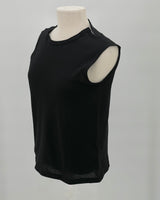 Cotton Crepe Muscle Tank Top