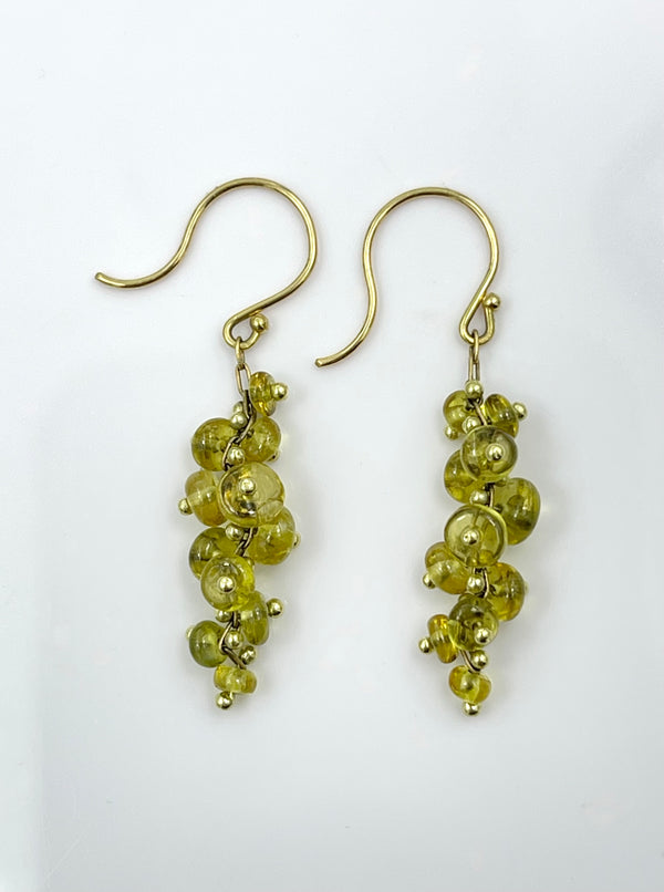 Ten Thousand Things Short Spiral Sapphire Earrings