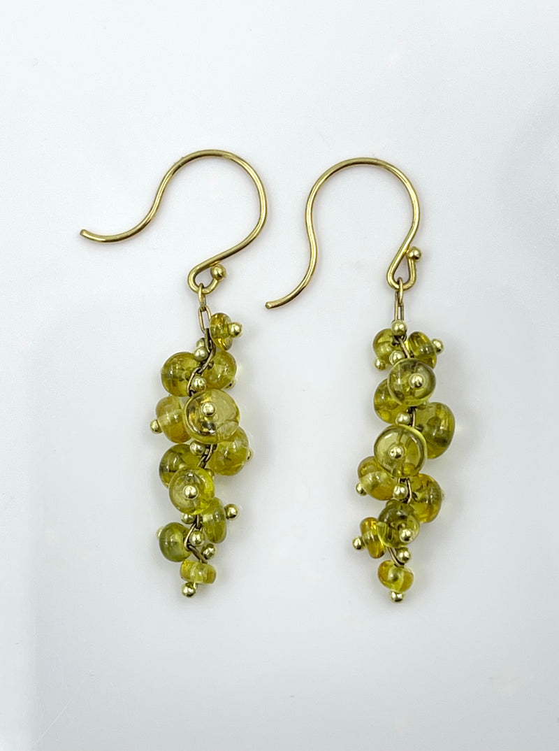 Ten Thousand Things Short Spiral Sapphire Earrings