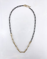 Julie Cohn Ladder 2-Tone 18" Chain Necklace