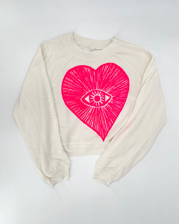 One Love, One Heart Fleece Sweatshirt