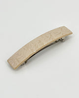 Ivory Blonde French Barrettes