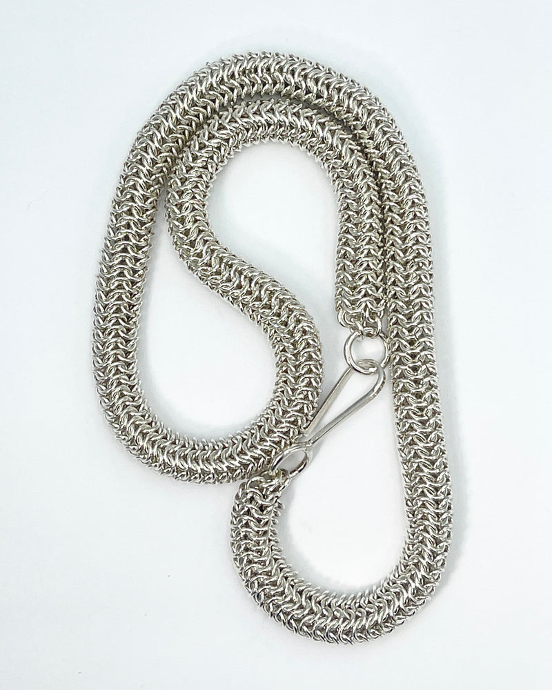 Alison Evans Silver Tube Necklace