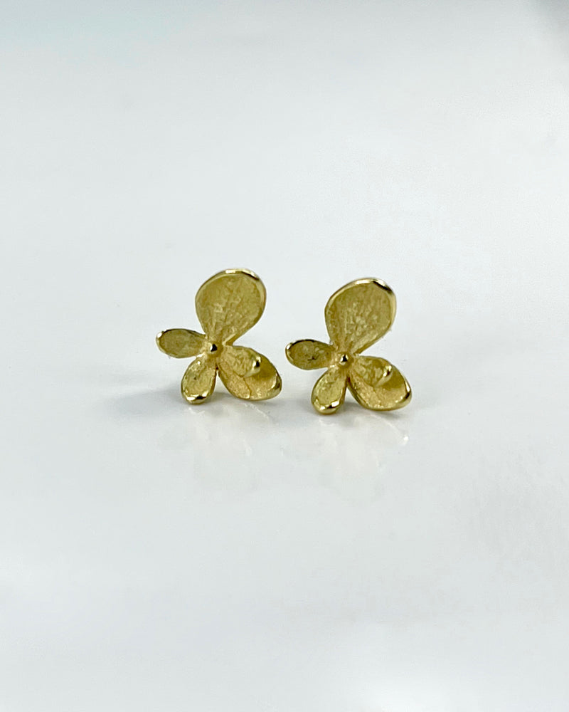 John Iversen 18Kt. Gold Baby Hydrangea Earrings